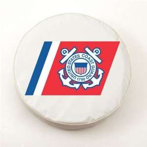  US Coast Guard Logo Tire Cover (White) A H2 Z Sports 