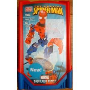  Mega Bloks 1964 Amazing Spider Man Super Tech Hero Toys 