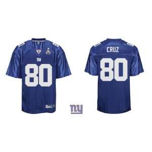 com NEW York Giants #80 Victor Cruz Jersey Authentic Blue /NFL Jersey 