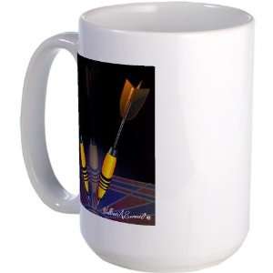  3 dart Design Large Mug by  