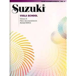 Suzuki Viola School Volume A (Volumes 1 & 2)   Piano Accompaniments 