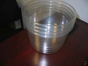 Plastic Disposable Ice Buckets (12) Plastic 64oz Tubs  