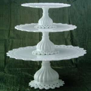 Heirloom White Openwork 13 Cake Stand   Temporarily Out of Stock 