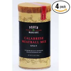 Porta Mangiare Calabrese Meatball Mix, Spicy, 5.4 Ounce Containers 