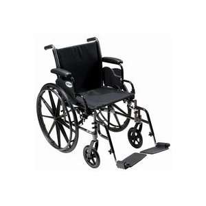  Drive Medical Cruiser III Wheelchair, 20 with Removable 