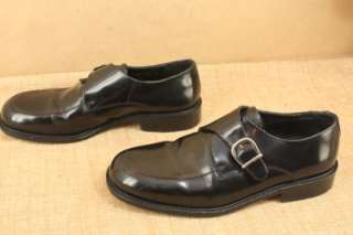 Vtg NETTLETON Couture Leather Monk Strap Dress Shoes Sz 9.5 W Made 