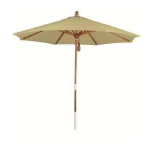 California Umbrella MARE908 5422 9 Feet Sunbrella Fabric Pulley Open 