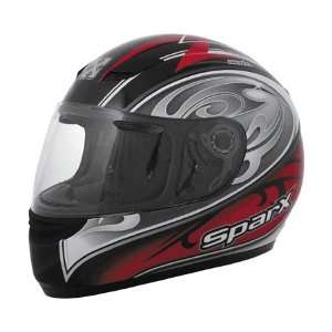   Sparx S 07 Shield Full Face Helmet XX Large  Red Automotive