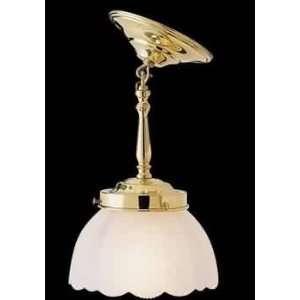 Ceiling Lights Bright Solid Brass, 12 high 5 3/8 diameter ceiling 