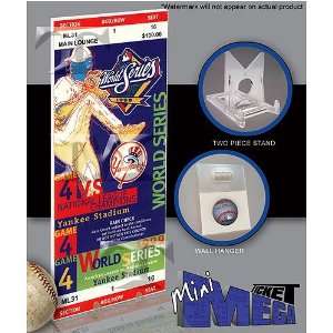 Thats My Ticket New York Yankees 1999 World Series Mini Mega Ticket 