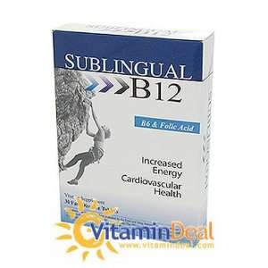  Sublingual B12, 30 Tablets