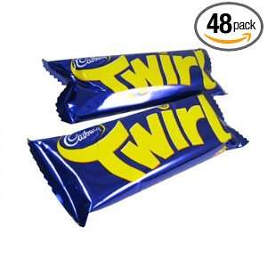 Cadbury Twirl Bar, 1.5 oz, 48 count  Grocery & Gourmet 