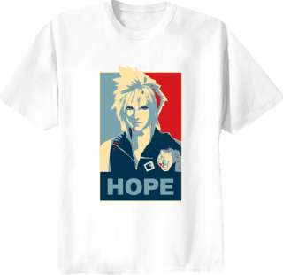 Cloud Strife Final Fantasy Hope T Shirt  