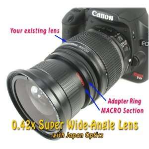  7 Pc 0.42x Wide Angle Conversion Lens Kit w/MACRO +UV 