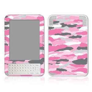     Kindle 3 Skin Decal Sticker   Pink Camo 