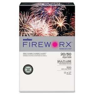   FIREWORX Colored Paper, 20lb, 11 x 17, Powder Pink, 500 Sheets/Ream