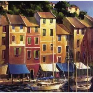  Michael OToole   Portofino Waterfront Canvas