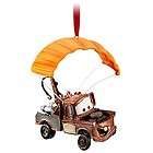   Towmater Christmas Tree Tow Truck Cars 2 TOW MATER PARACHUTE ORNAMENT