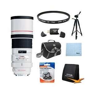  EF 300mm f/4L IS USM Telephoto Lens for Canon SLR Cameras w/ 77mm 