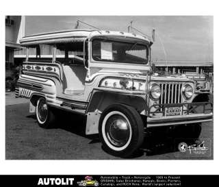 1965 Jeep Sarao Jeepney Factory Photo Philippines  
