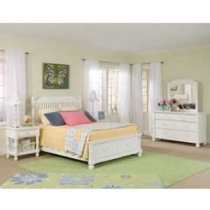  Olivia Twin Low Post Bedroom Set with Storage Footboard (1 