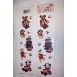  Boyds Bears The Strawberry Festival Stickers Arts, Crafts 