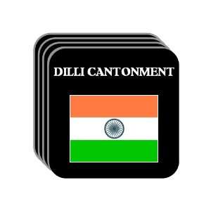  India   DILLI CANTONMENT Set of 4 Mini Mousepad Coasters 