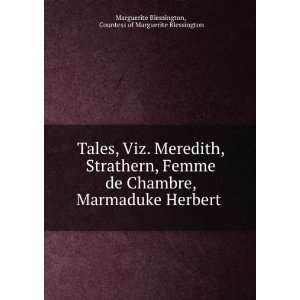  Tales, Viz. Meredith, Strathern, Femme de Chambre 