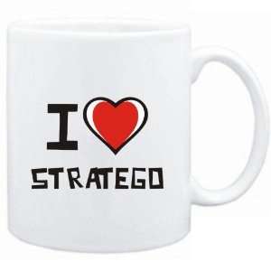  Mug White I love Stratego  Sports