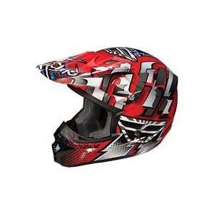  FLY RACING KINETIC DASH HELMET (LARGE) (RED/WHITE/BLACK) Automotive