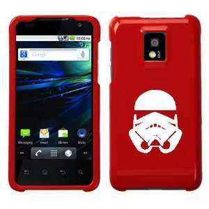  LG P999 G2X WHITE STORMTROOPER ON A RED HARD CASE COVER 
