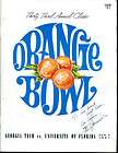 1967 orange bowl program florida 27 georgia tech 12 steve