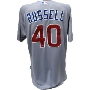  James Russell Jersey   Chicago Cubs 2011 Game Worn #40 