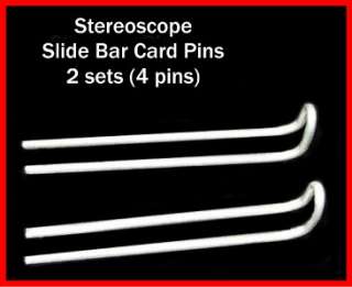 Stereoscope Stereo Viewer Stereopticon Parts Slide Bar Card Carrier 