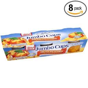 Libbys Jumbo Cups Diced Peaches in Grocery & Gourmet Food