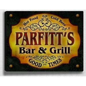  Parfitts Bar & Grill 14 x 11 Collectible Stretched 