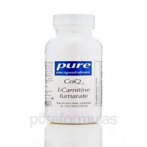 Pure Encapsulations CoQ10 L Carnitine Fumarate 120 Vegetable Capsules