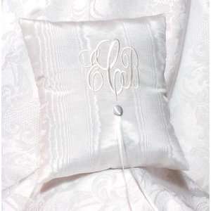  Moire Monogram Collection Ring Pillow