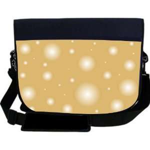  Light Gold Bubbles Design NEOPRENE Laptop Sleeve Bag 