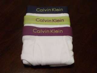 Calvin Klein Toddler Underwear 3 Briefs White 3T 4T  