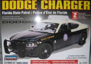 Lindberg 1/24 Florida State Police Dodge Charger Kit  