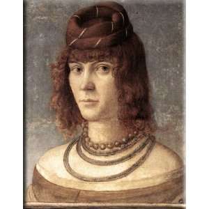   Woman 12x16 Streched Canvas Art by Carpaccio, Vittore
