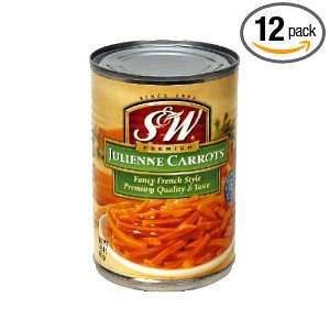 Julienne Carrots, 14.5 Ounce Cans (Pack of 12)  