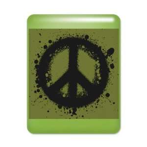 iPad Case Key Lime Peace Symbol Ink Blot 