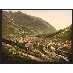    From La Raillere, Cauterets, Pyrenees, France,c1895