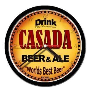  CASADA beer and ale cerveza wall clock 