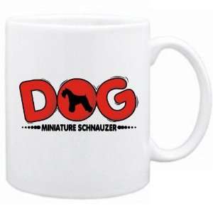 New  Miniature Schnauzer / Silhouette   Dog  Mug Dog 