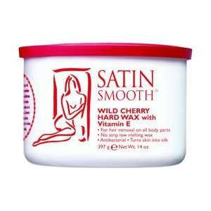   Smooth Wild Cherry Epilating Hard Hair Removal Wax with Vitamin E 14oz