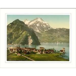  Stanstaad and Pilatus Lake Lucerne Switzerland, c. 1890s 