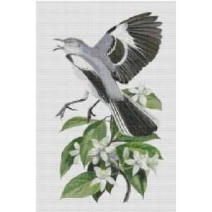 Florida State Bird and Flower Counted Cross Stitch Pattern 